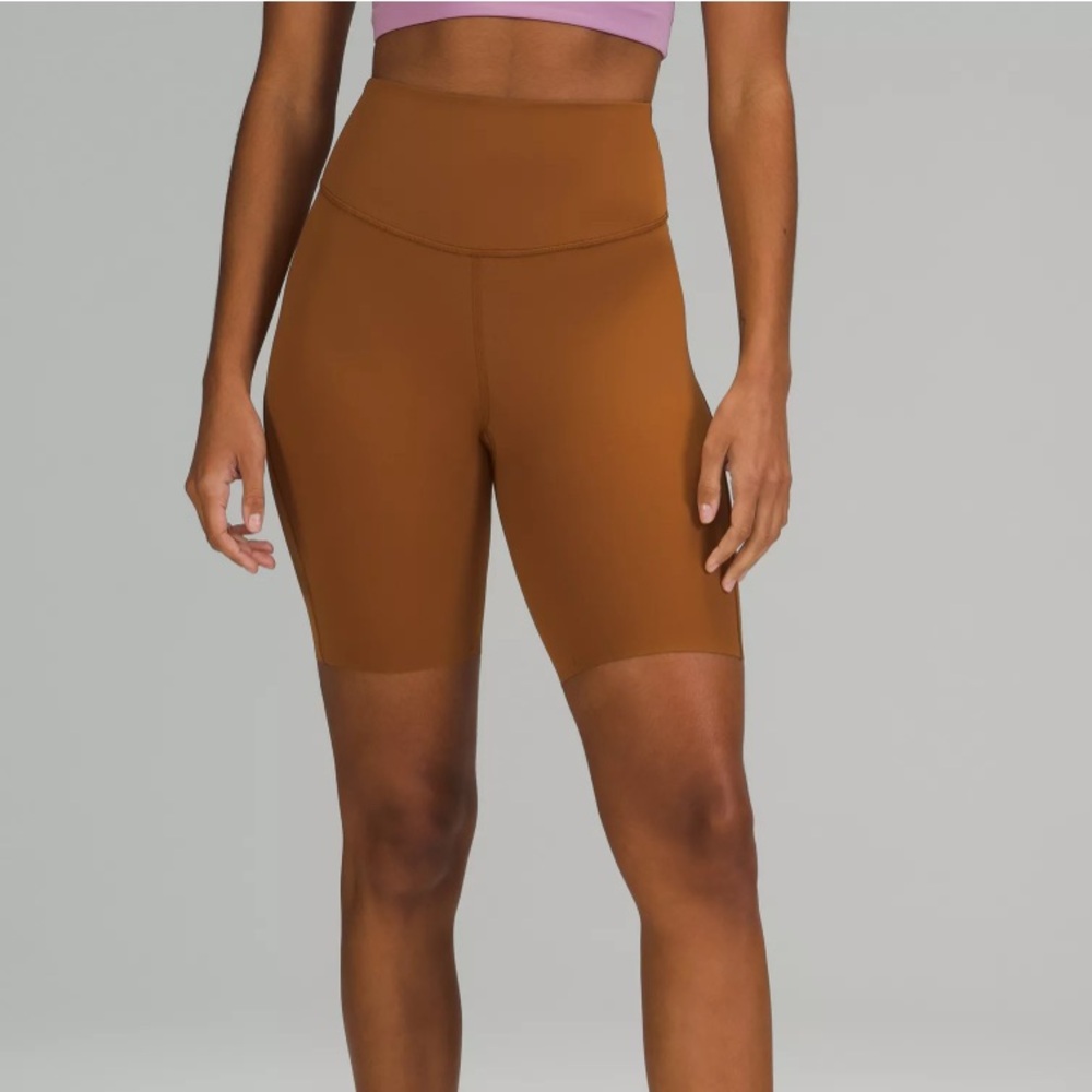 Lululemon Base Pace High-Rise Shorts Copper Brown